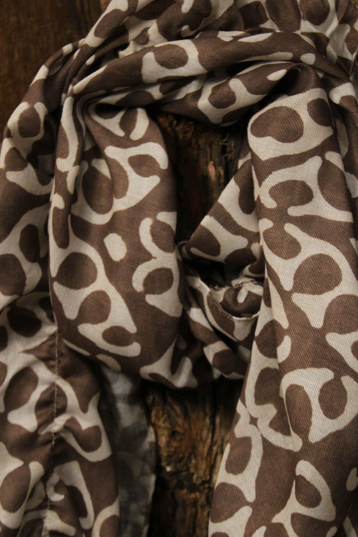 Coffee and Cream Scarf