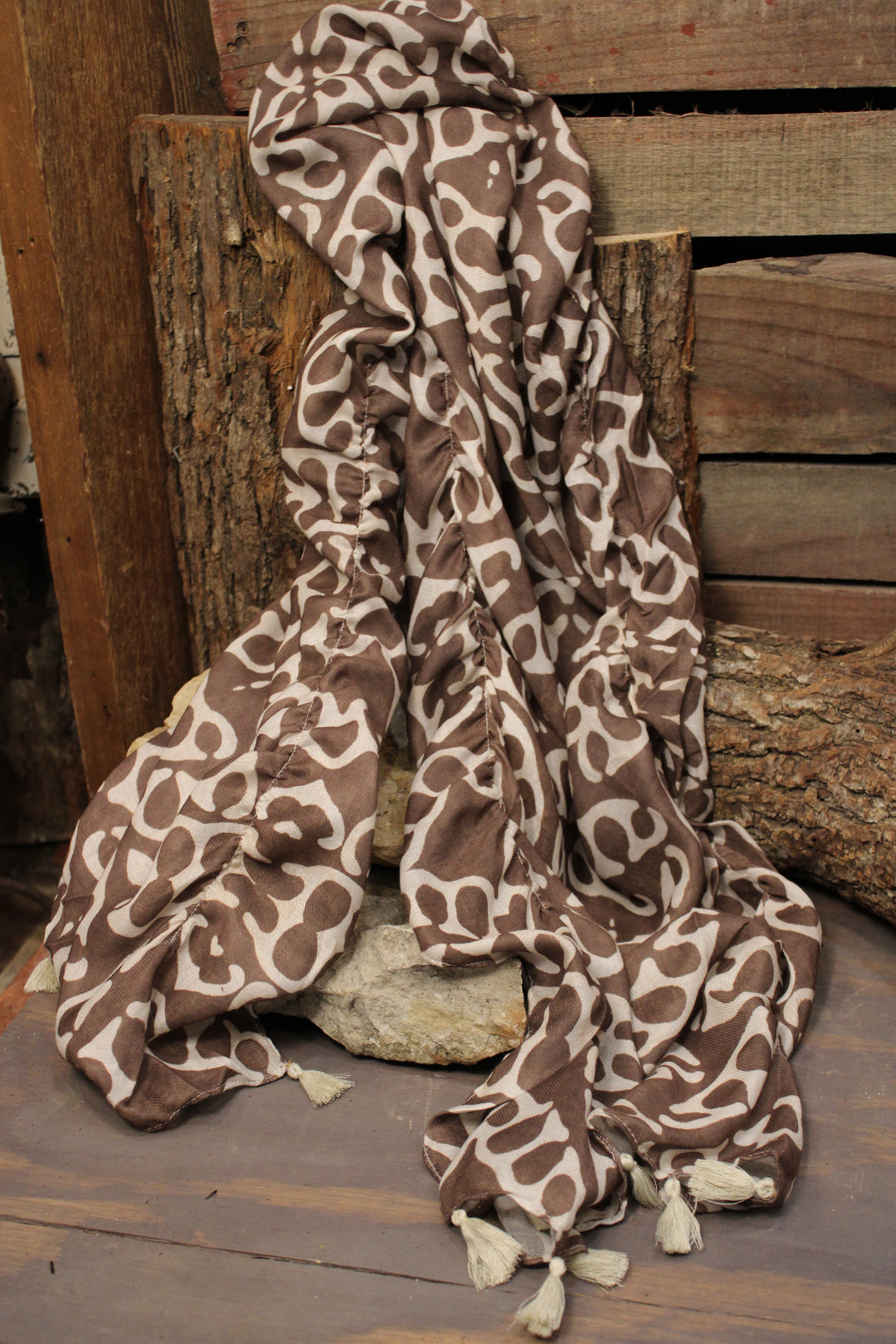 Coffee and Cream Scarf