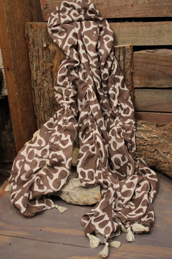 Coffee and Cream Scarf