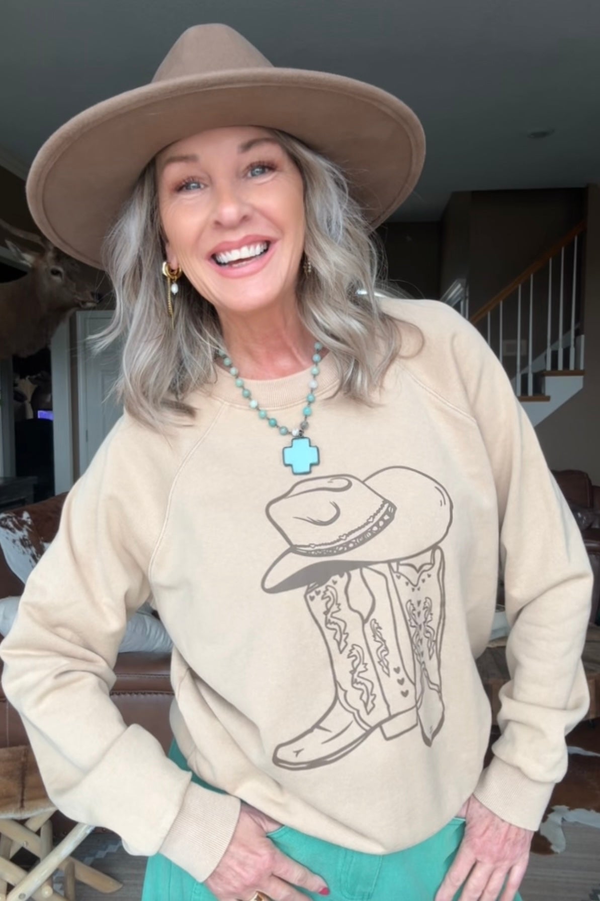 Boots And Brim Cotton Sweatshirt