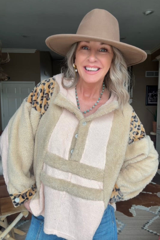 Wild And Cozy Poncho Hoodie