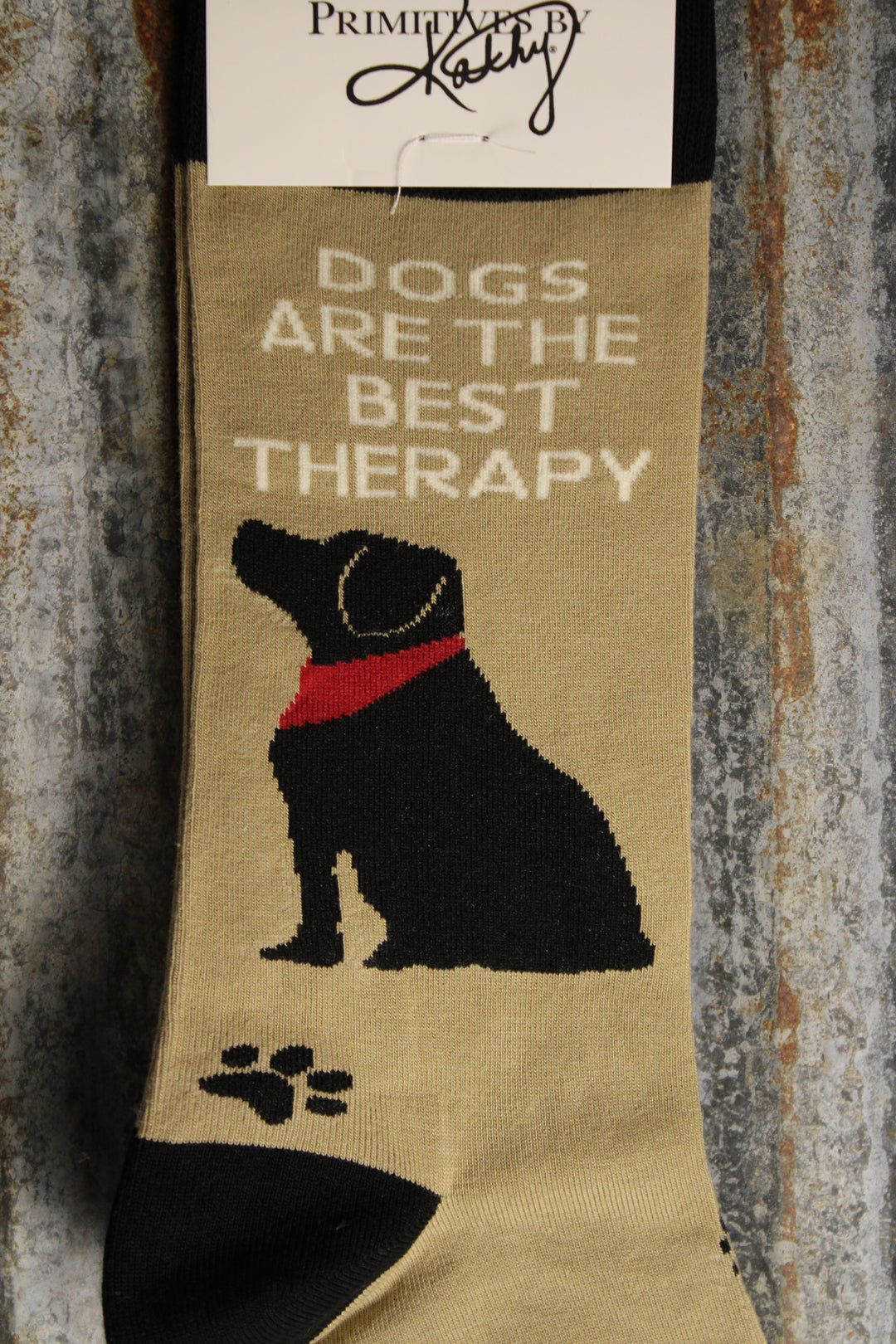 Dogs Are The Best Therapy Socks