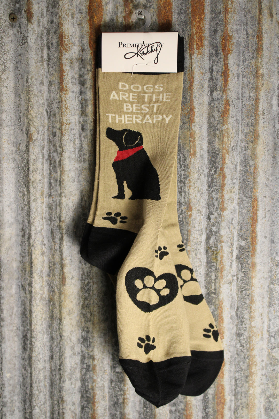 Dogs Are The Best Therapy Socks