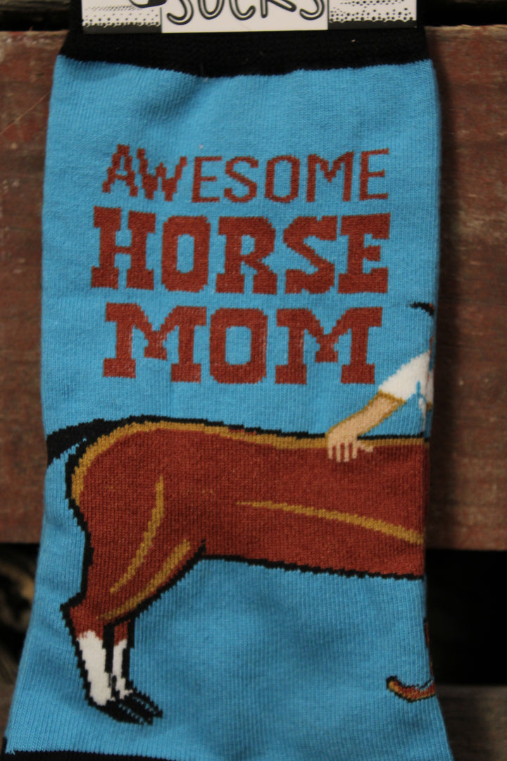 Awesome Horse Mom Socks