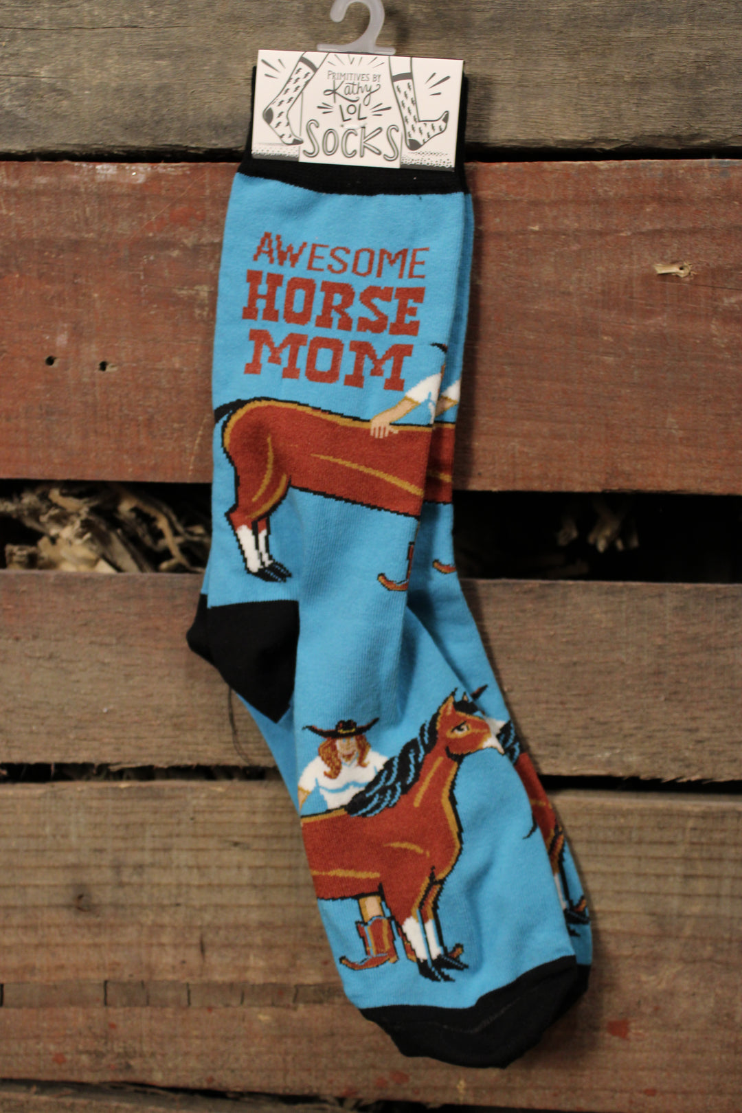 Awesome Horse Mom Socks
