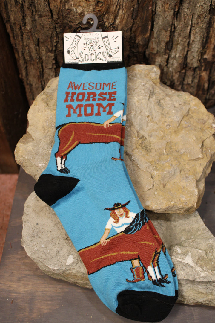 Awesome Horse Mom Socks