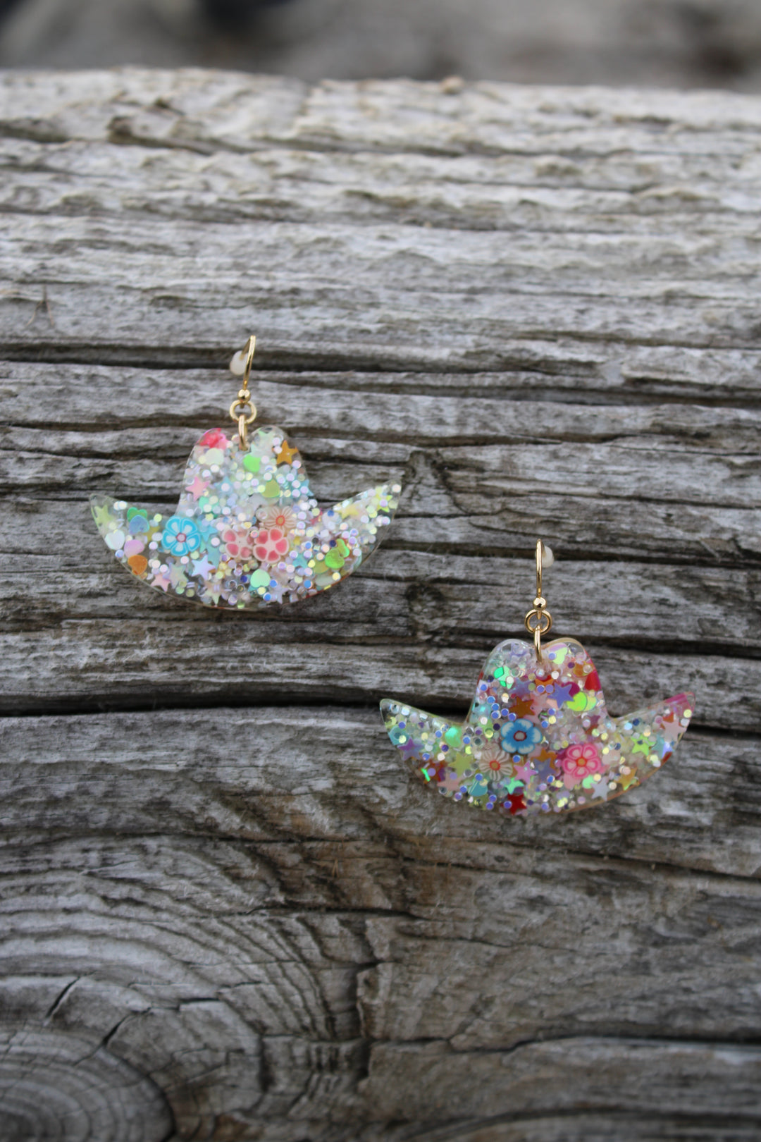 Wildflower Cowgirl Hat Earrings
