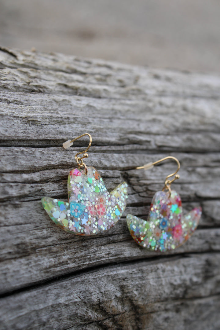 Wildflower Cowgirl Hat Earrings