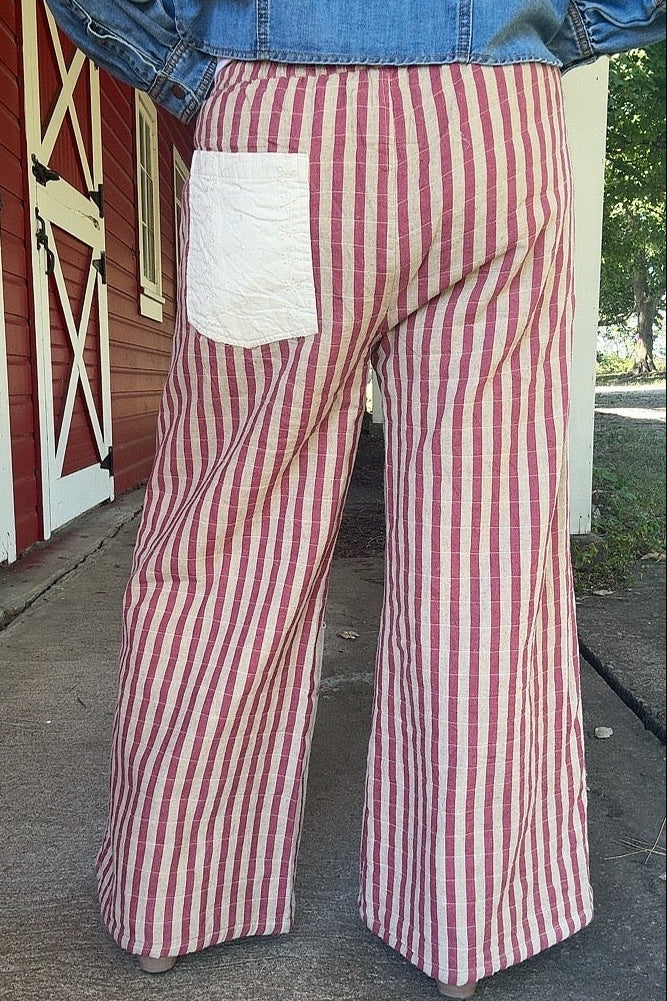 Rodeo Rose Patchwork Pants