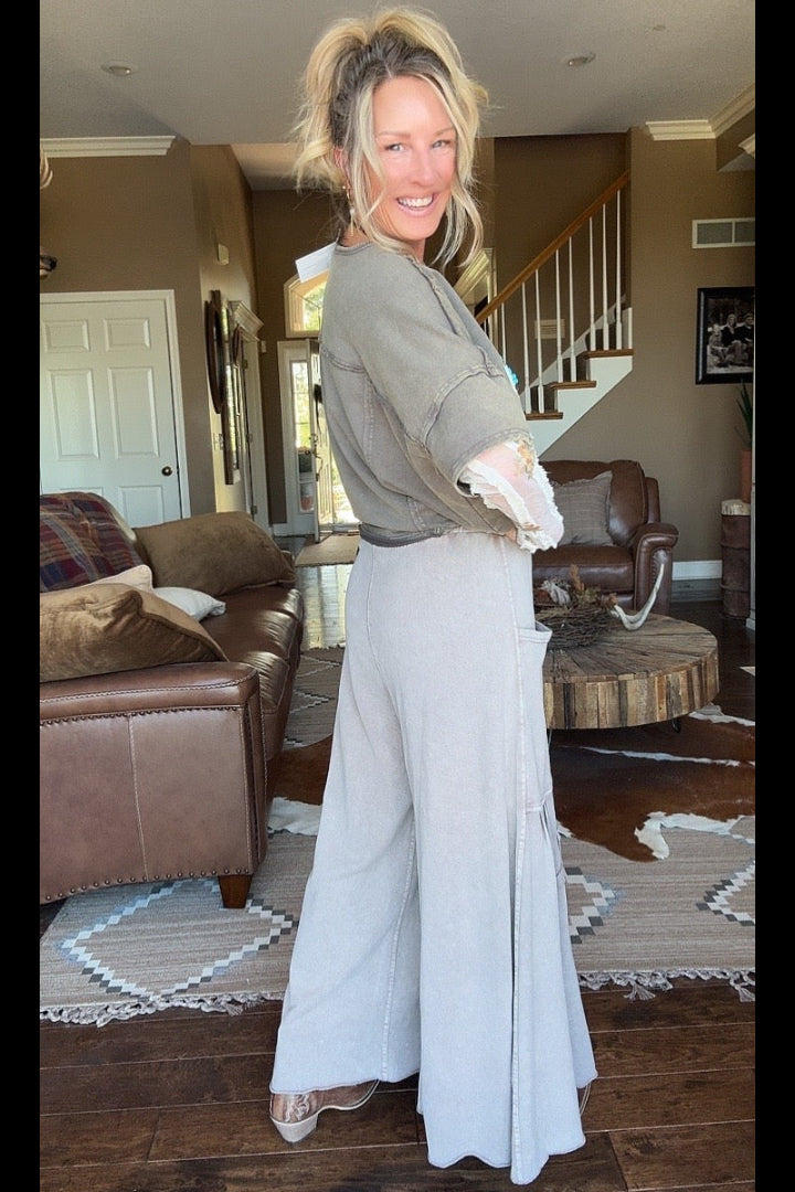 Mocha Star Relaxed Pants