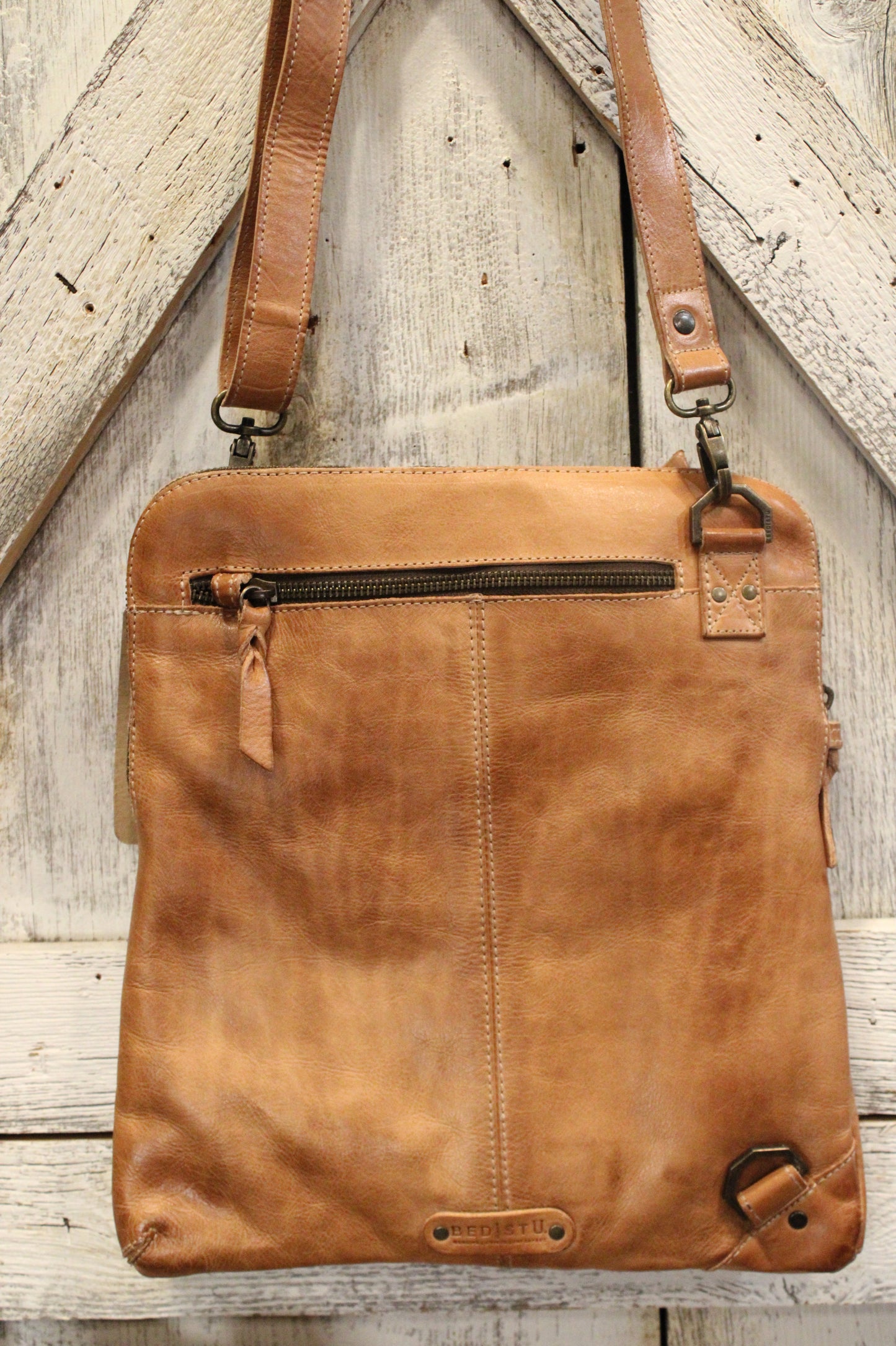 Bed|Stu Aiken Tan Rustic Handbag