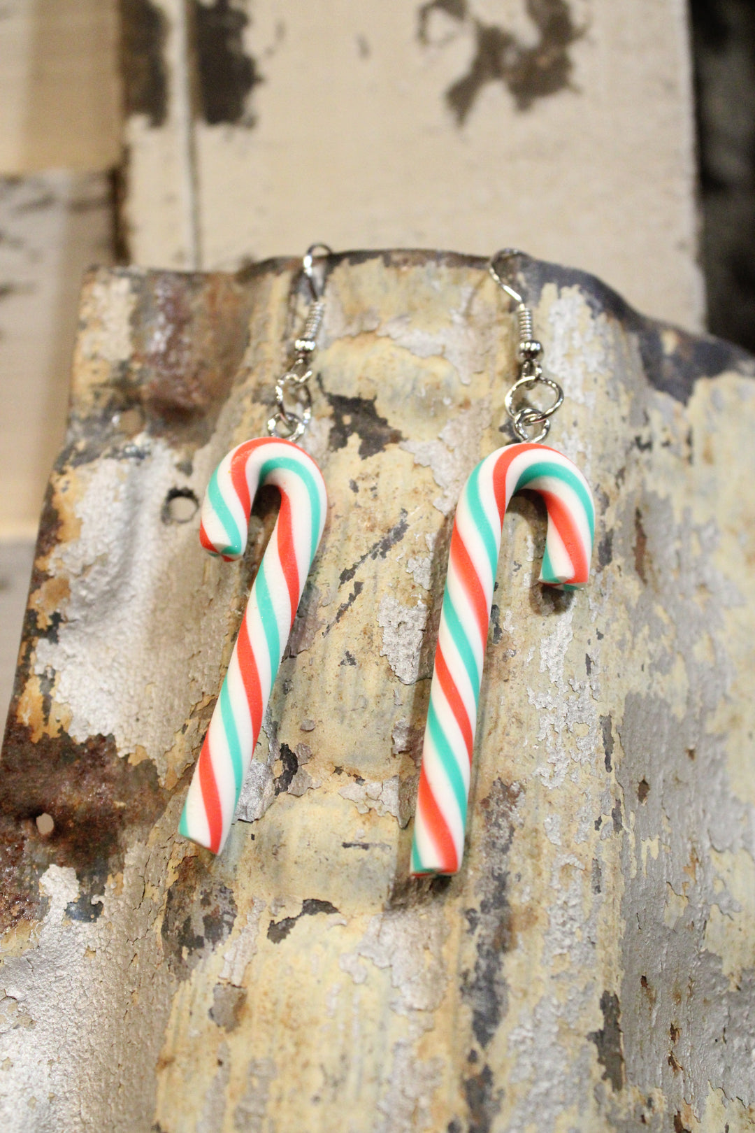 Candy Cane Cuteness Earrings