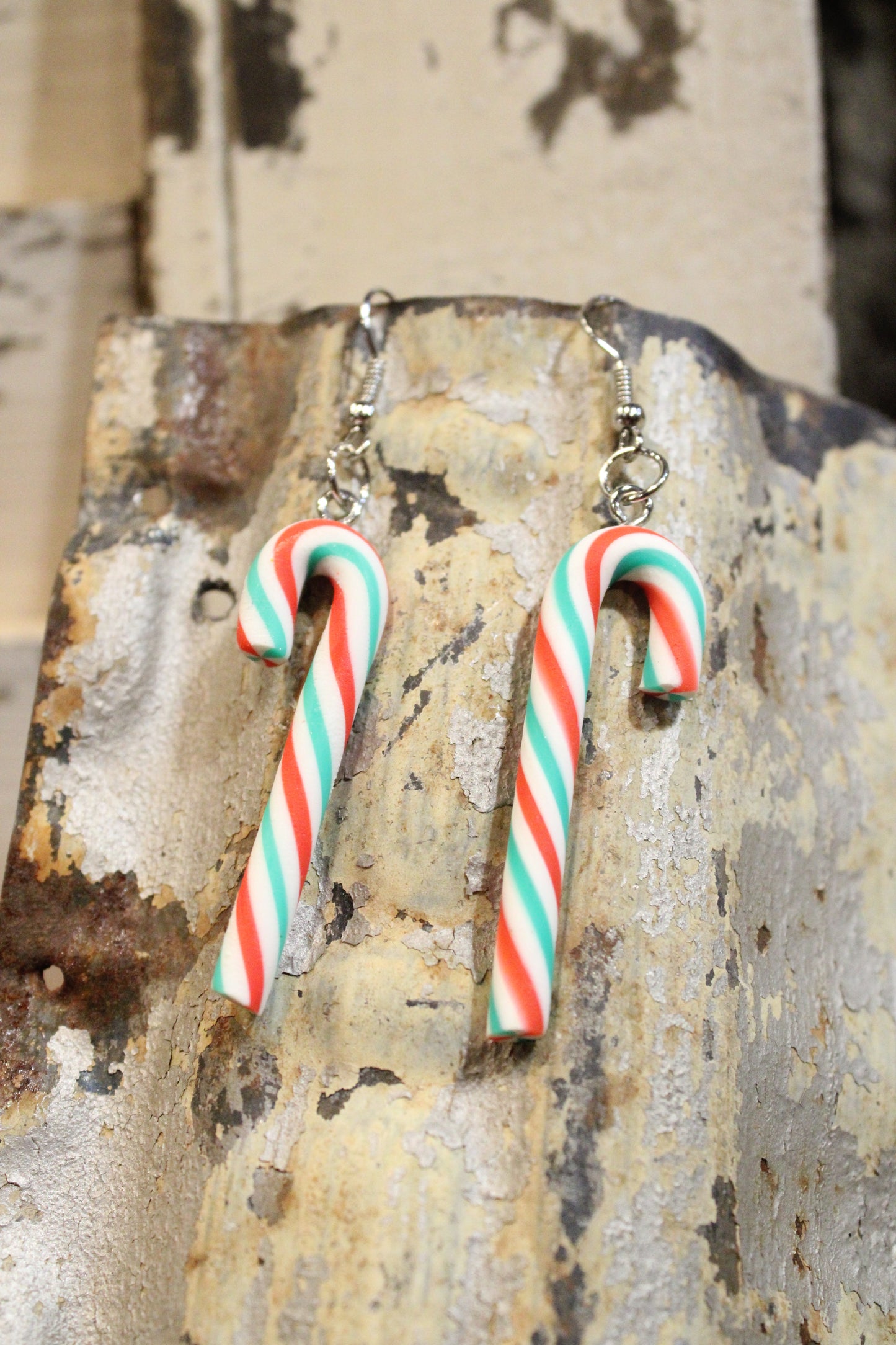 Candy Cane Cuteness Earrings