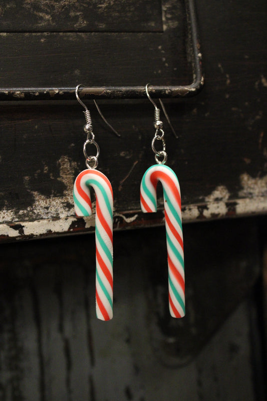 Candy Cane Cuteness Earrings