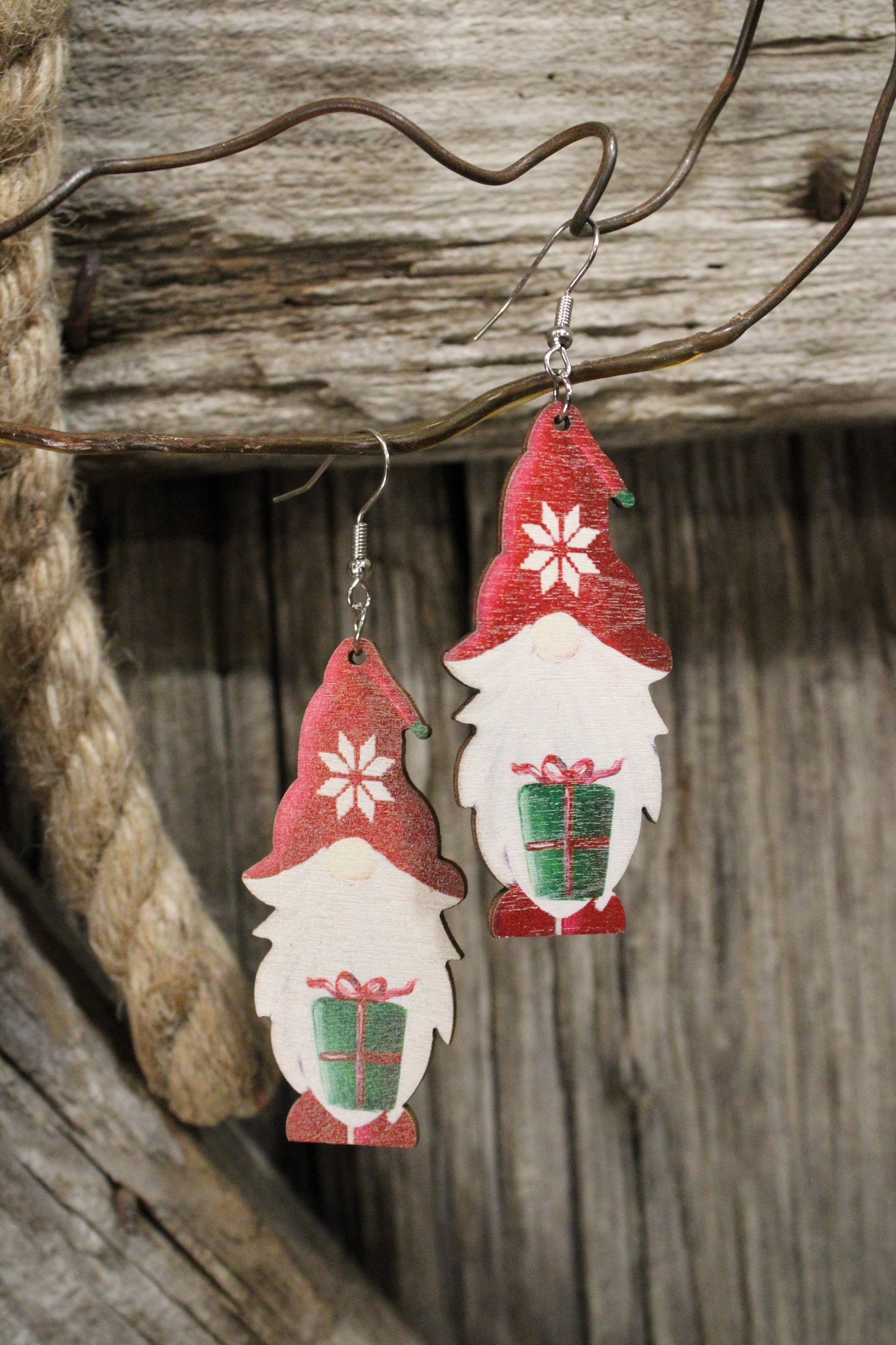 Christmas Gnome Earrings