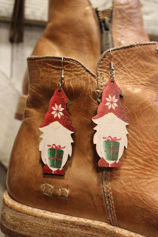 Christmas Gnome Earrings