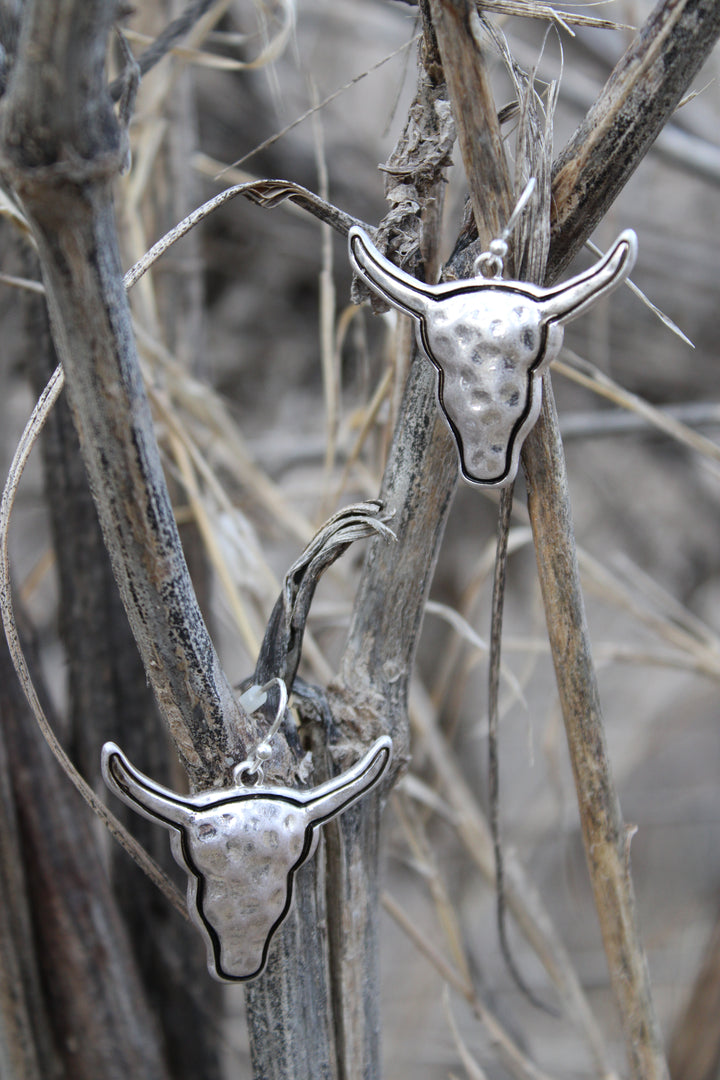 Polished Longhorn Earrings