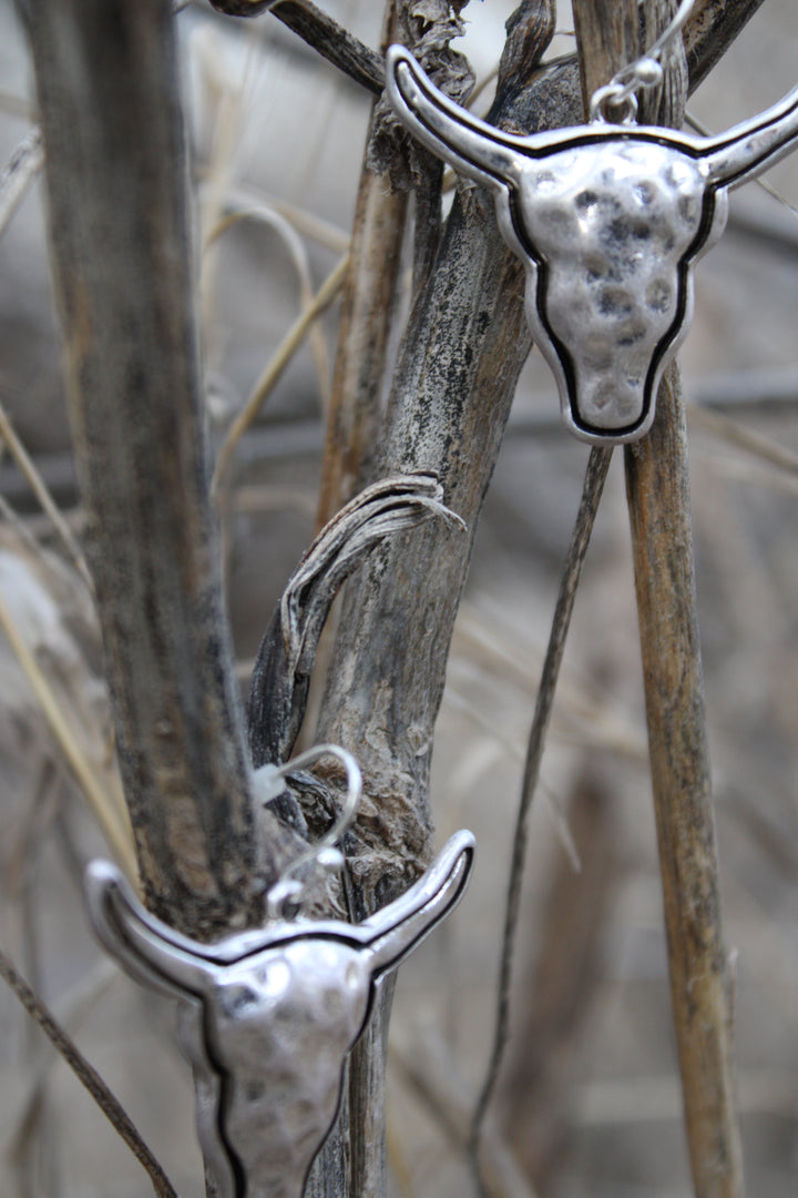 Polished Longhorn Earrings