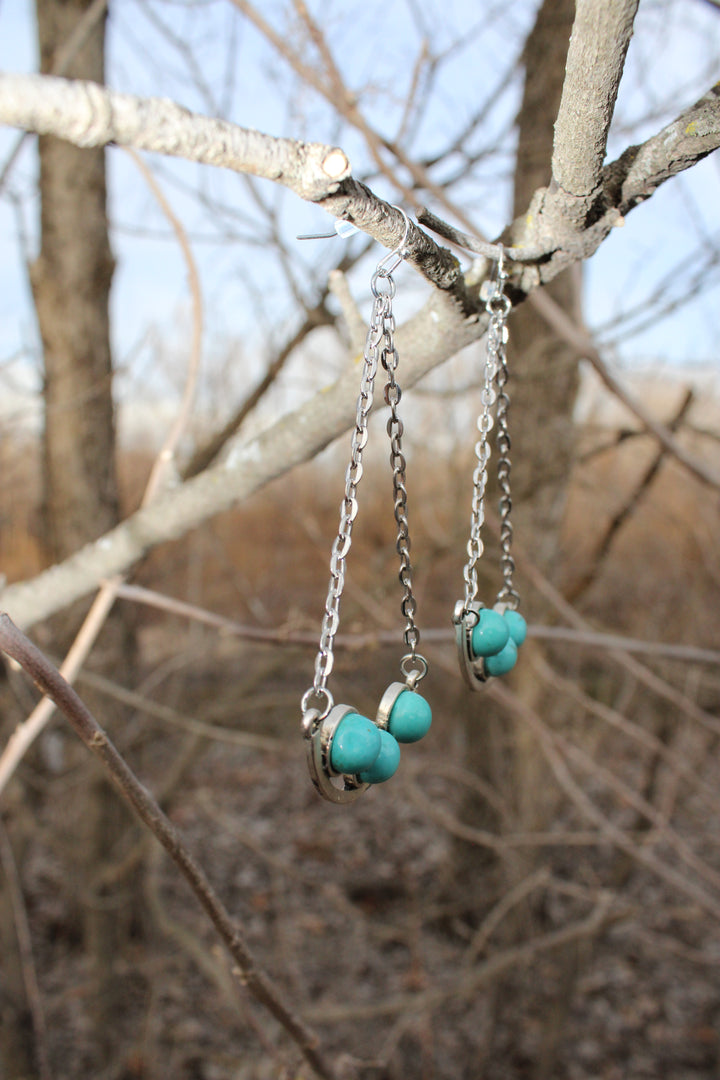 Minty Mist Drop Earrings