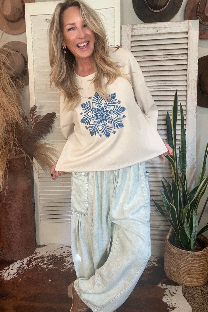 First Frost Sweatshirt Top