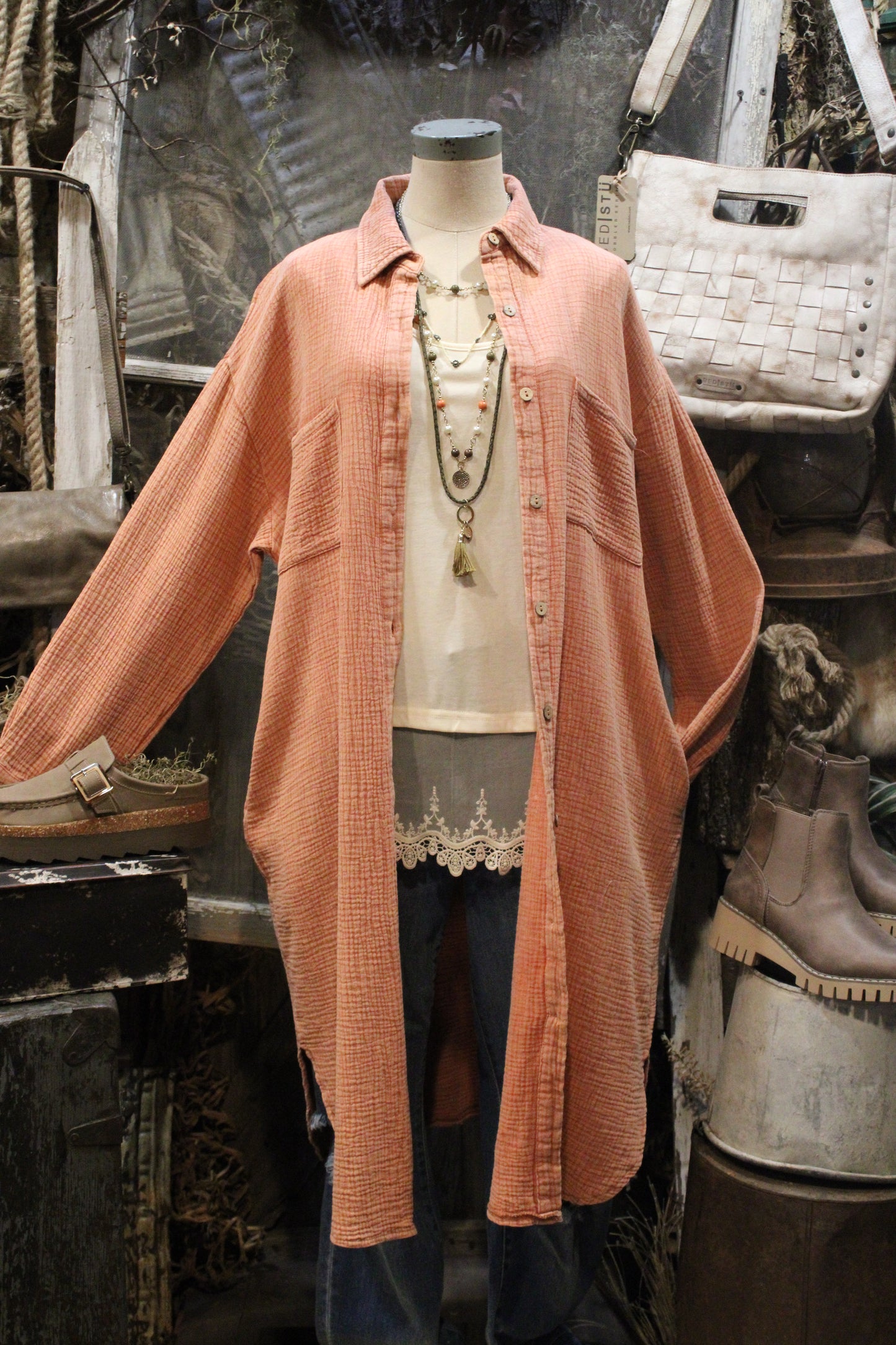 Western Spirit Shirt Dress