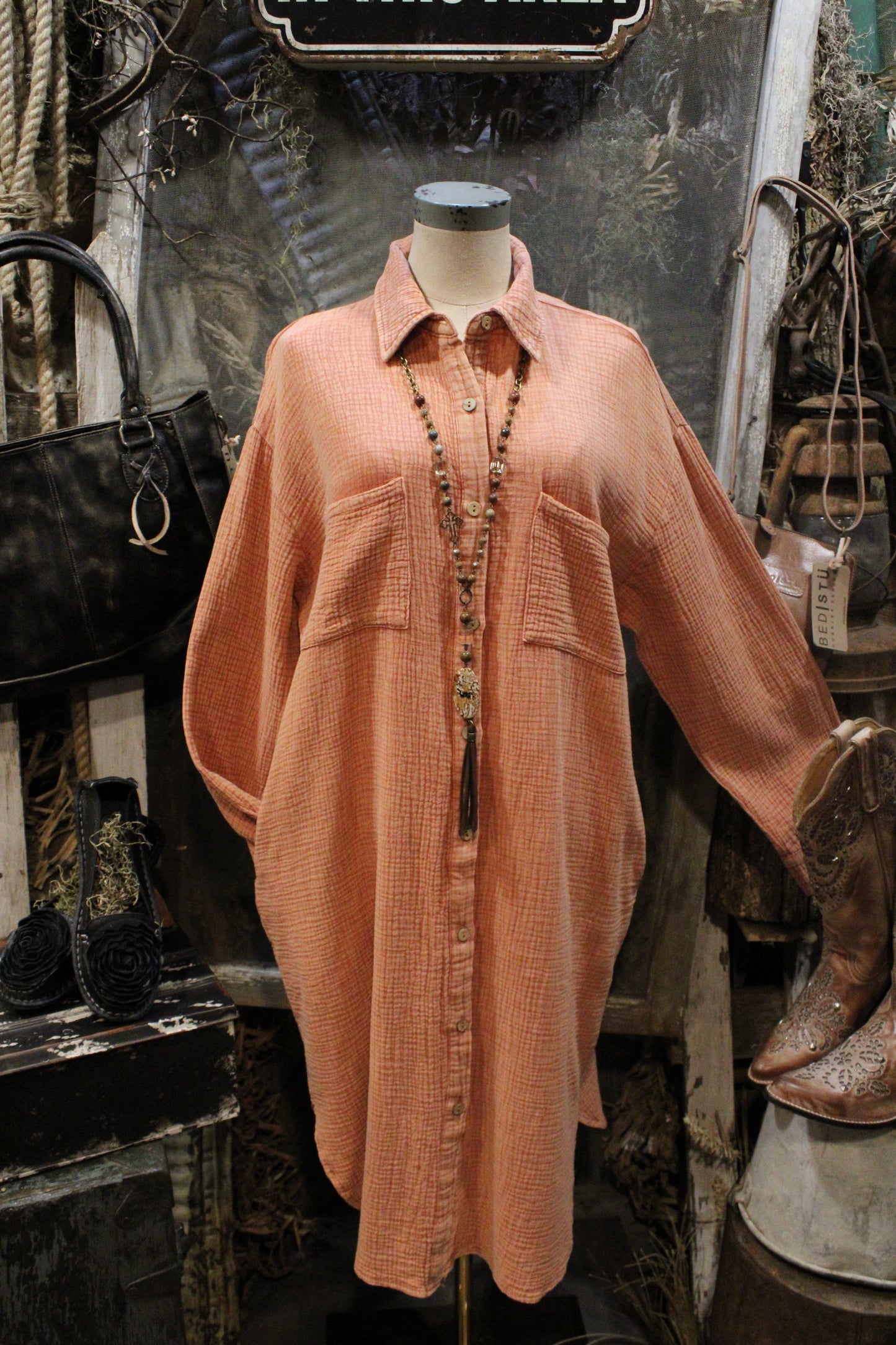Western Spirit Shirt Dress