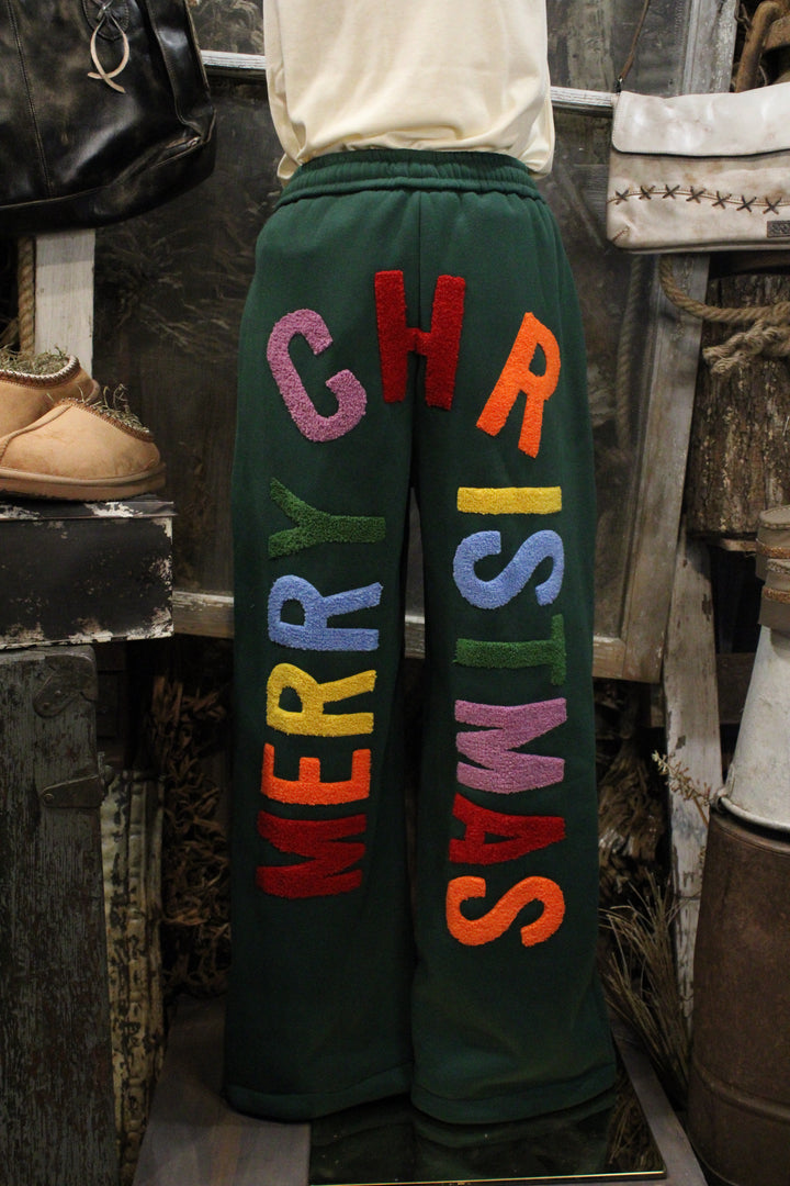 HO HO HO Merry Christmas Pants