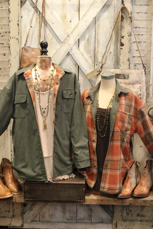 Reversible Rebel Corduroy Shacket