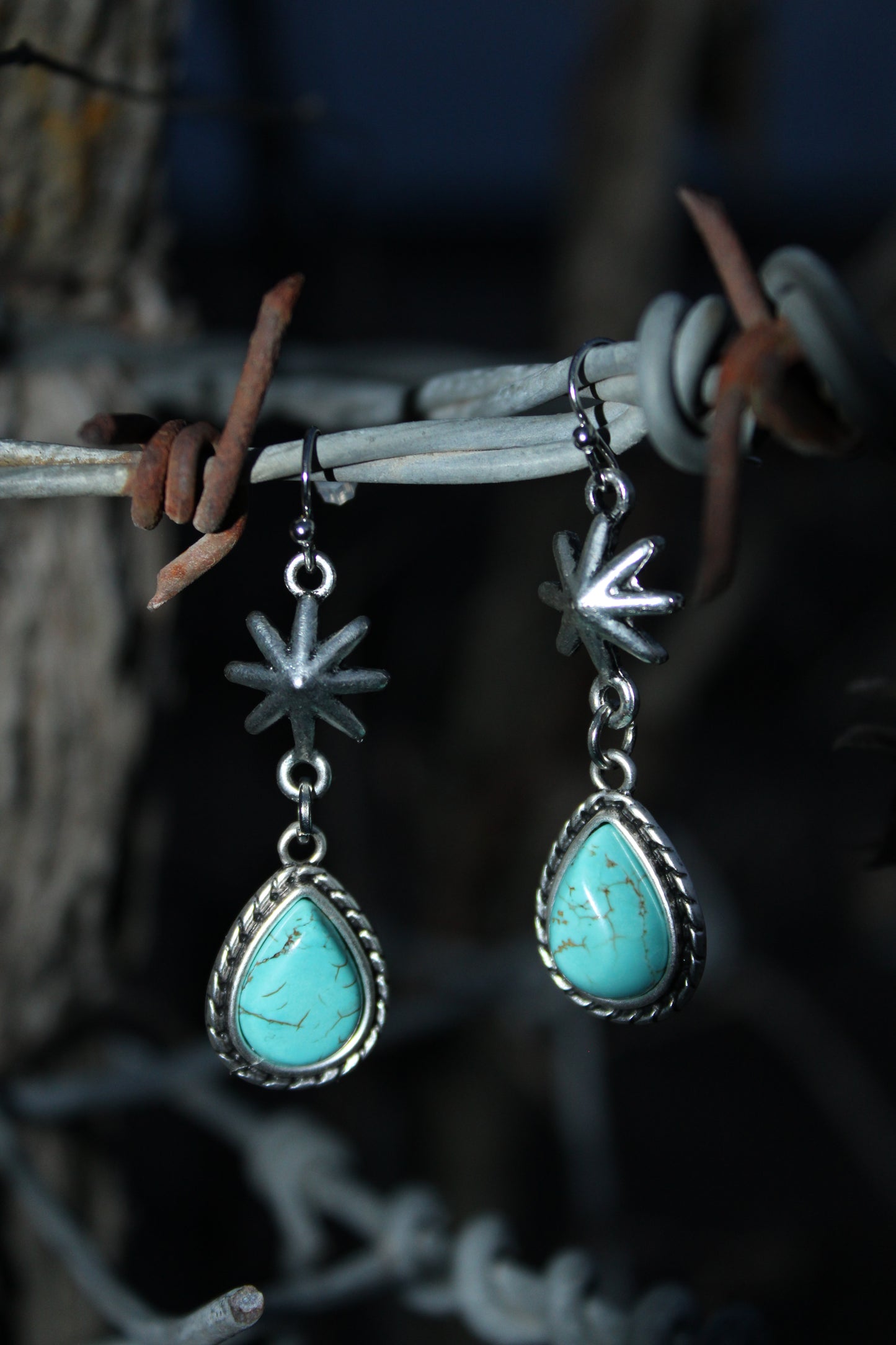 Turquoise Shooting Stars Earrings