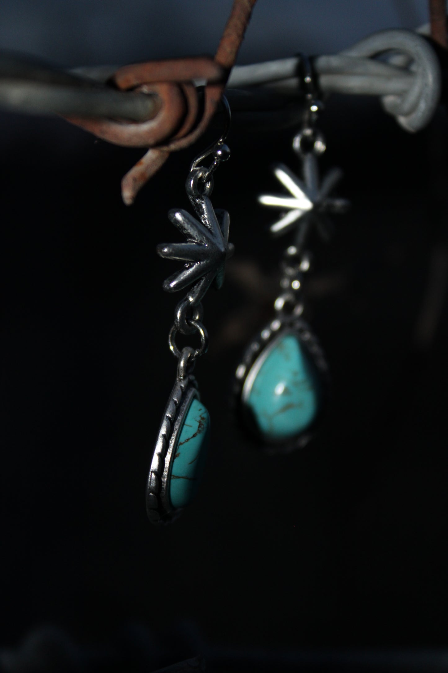 Turquoise Shooting Stars Earrings