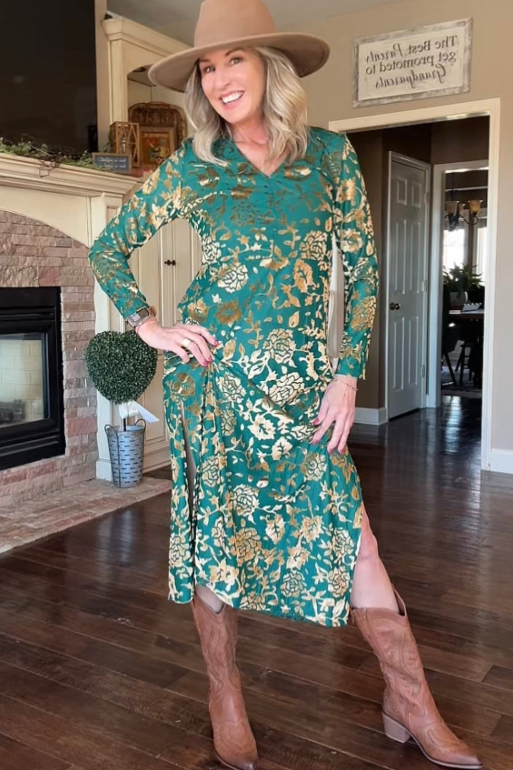 Golden Hour Garden Dress