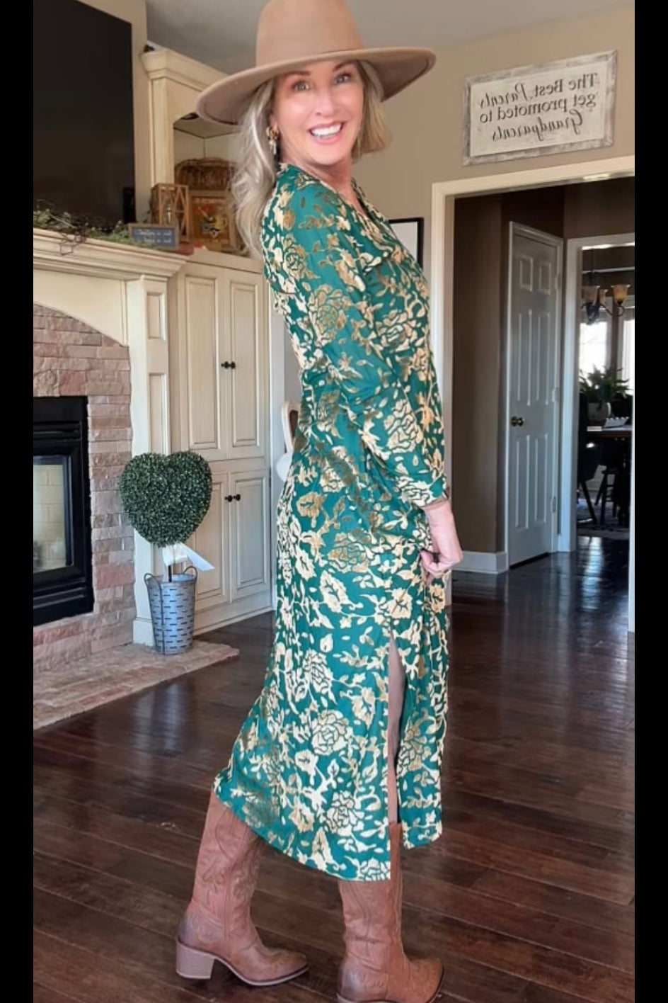 Golden Hour Garden Dress