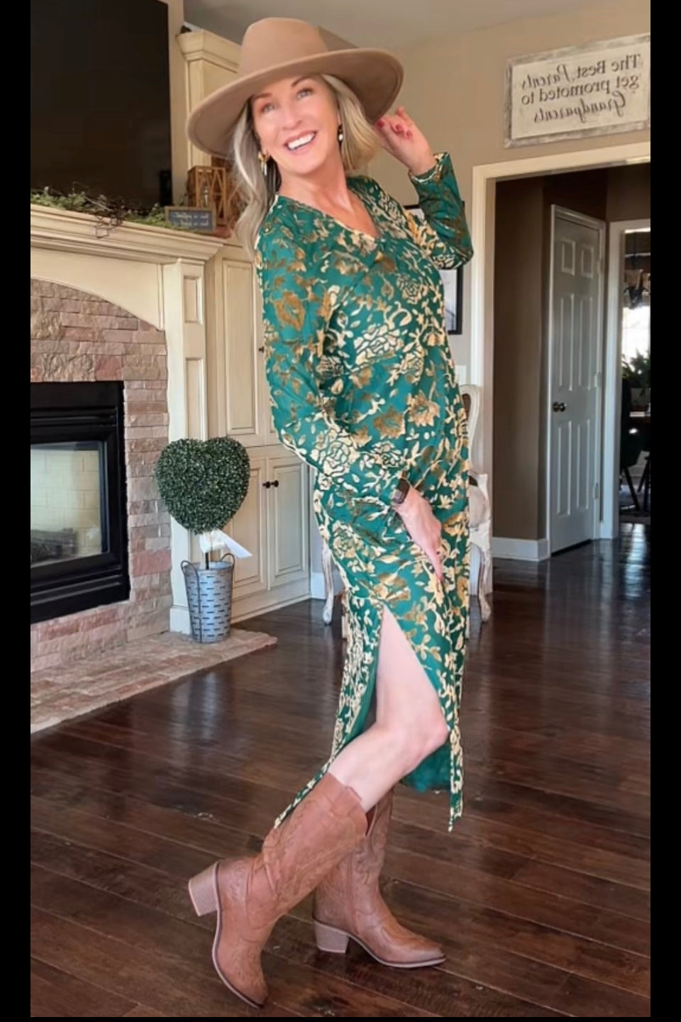 Golden Hour Garden Dress