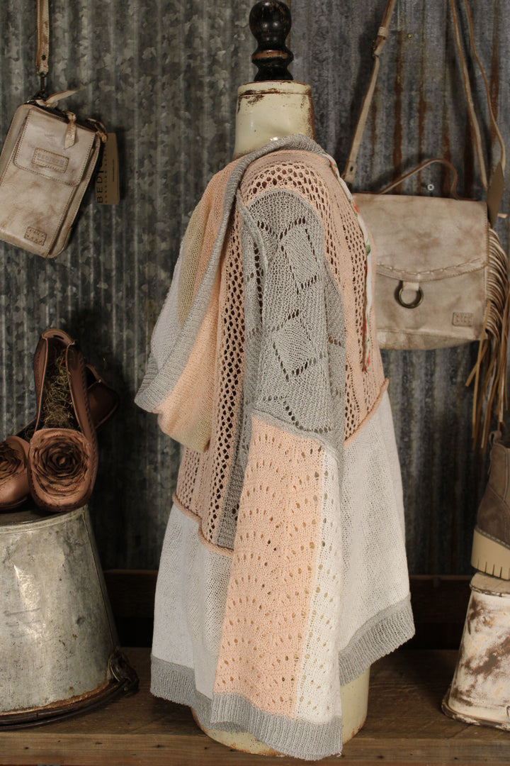 Soft Pastel Patchwork Pullover