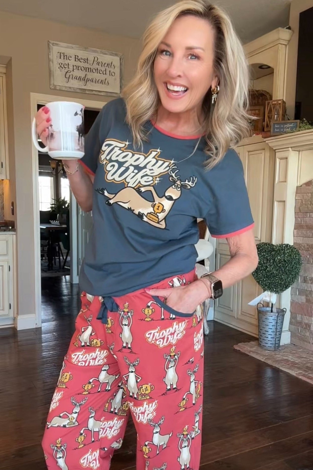 Trophy Wife Cotton Pajama Set