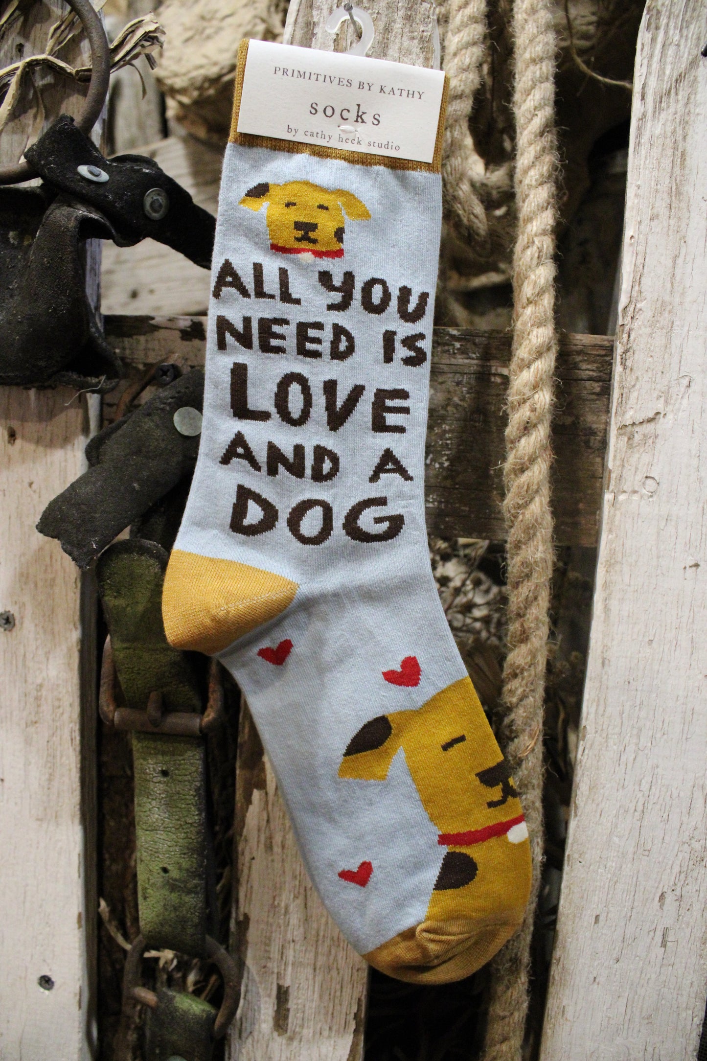 All You Need Is Love and A Dog Socks