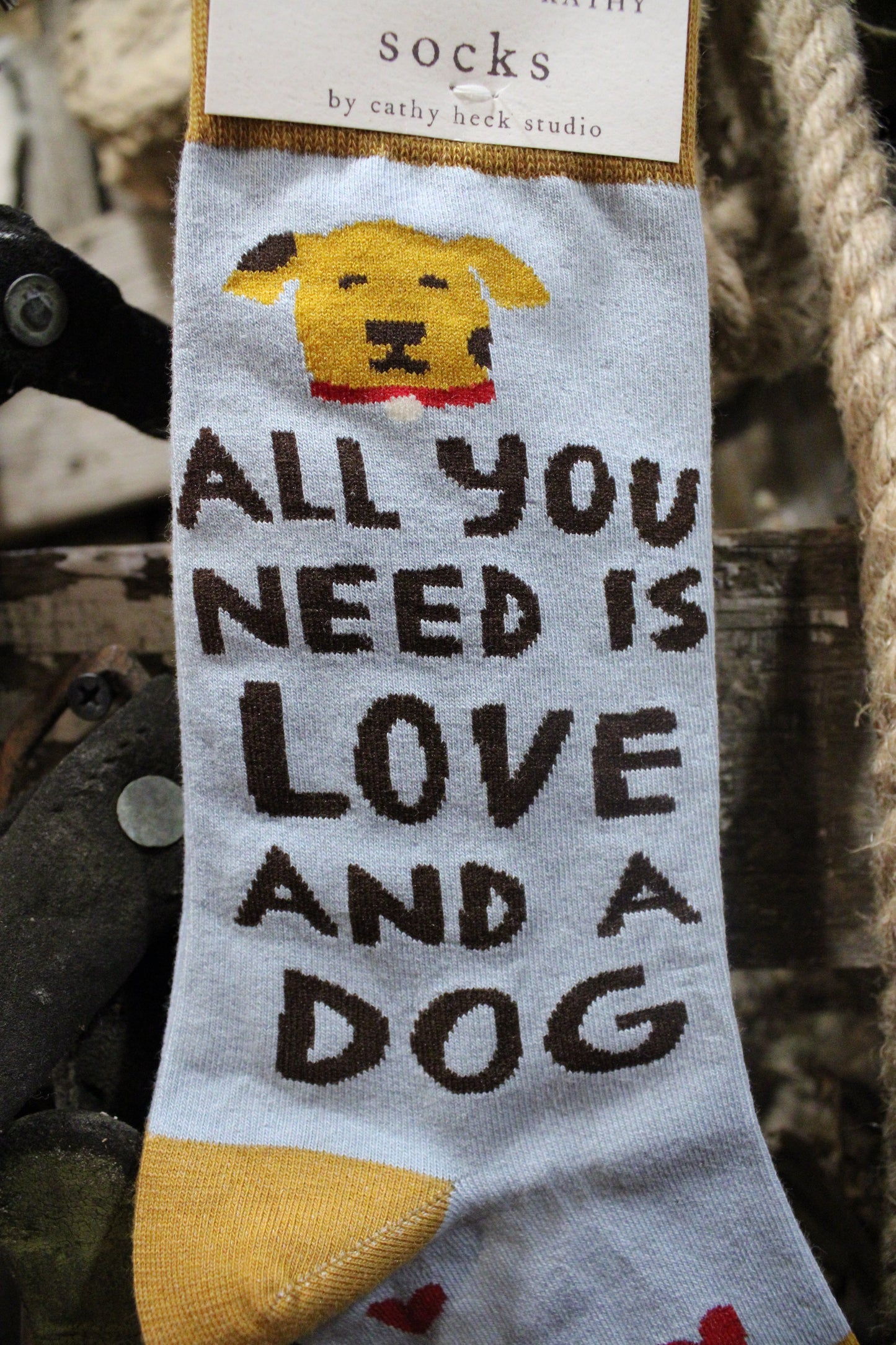 All You Need Is Love and A Dog Socks