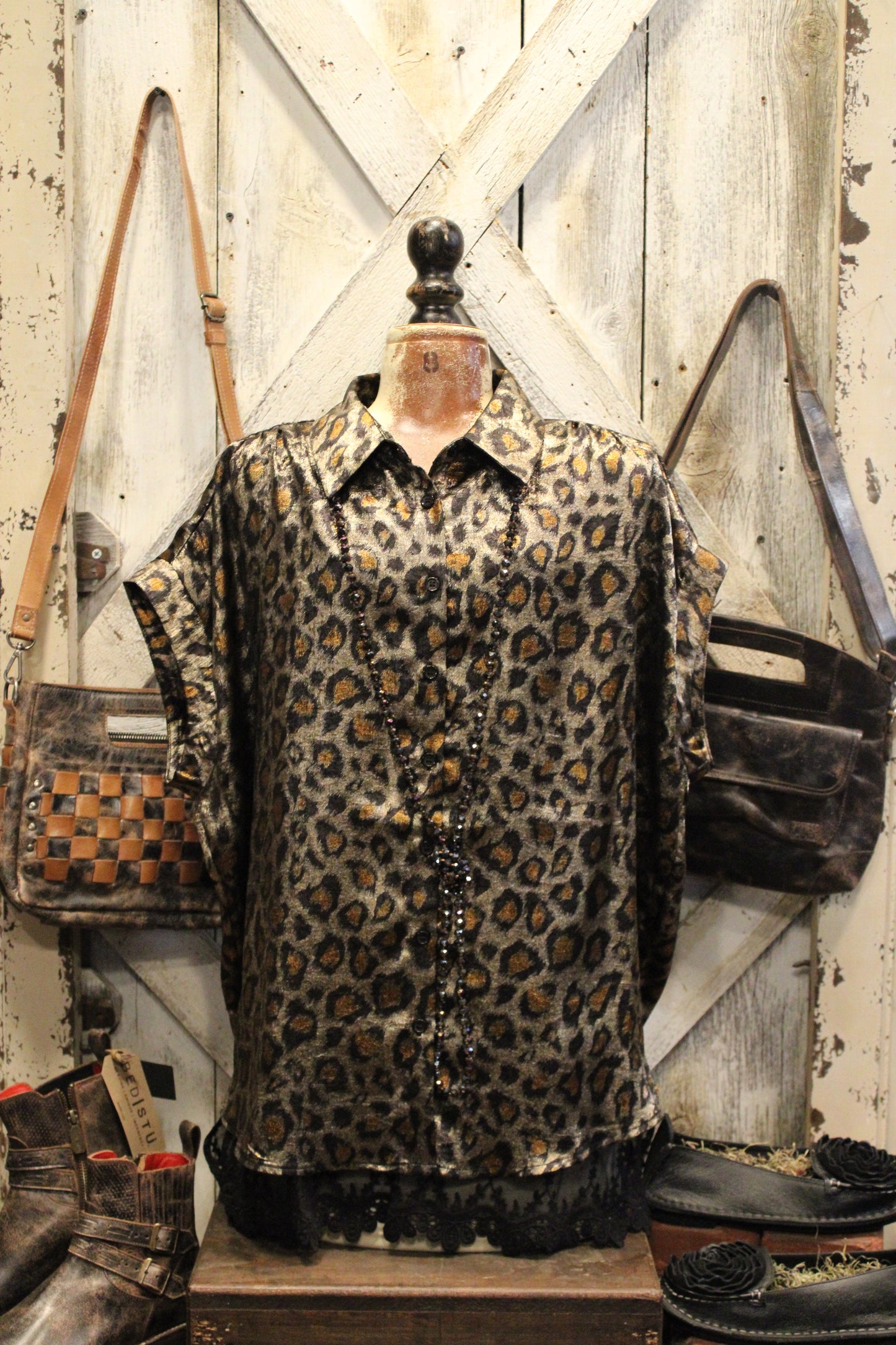 Glamorous Animal Print Top