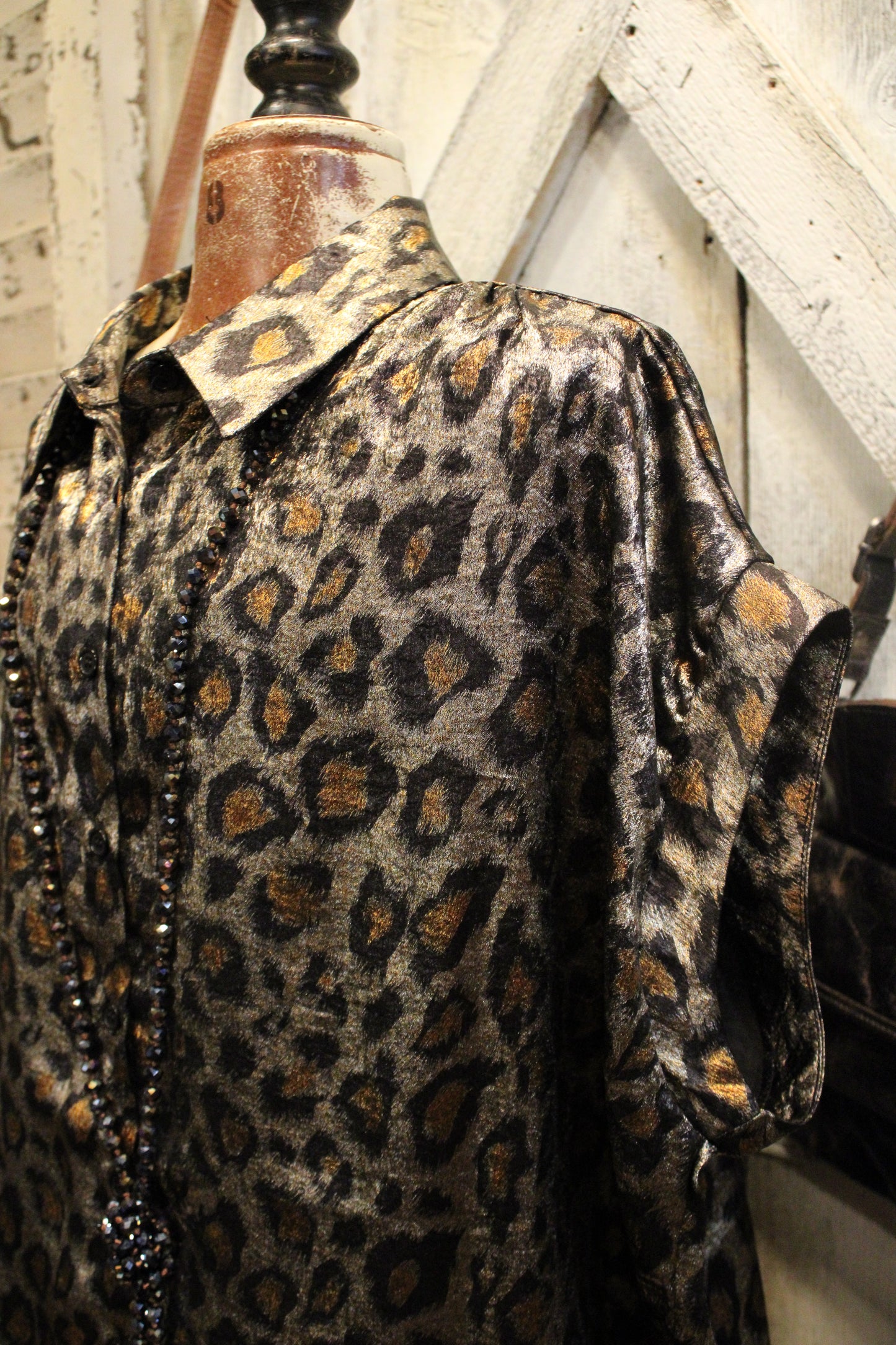 Glamorous Animal Print Top