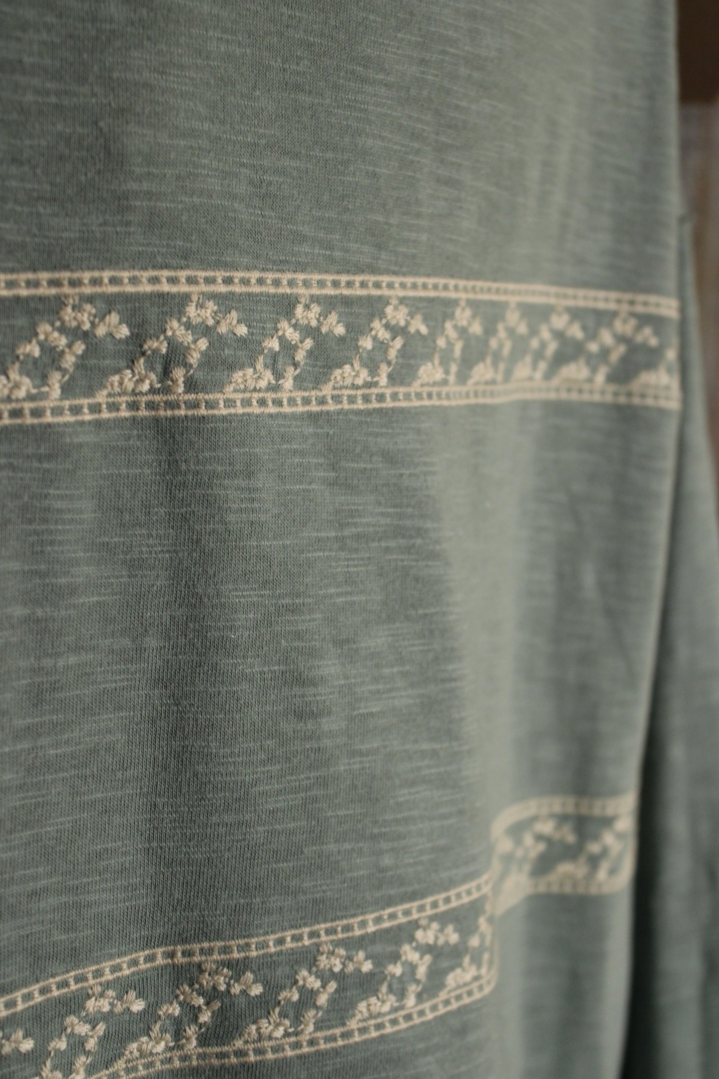 Petal Path Dusty Sage Top