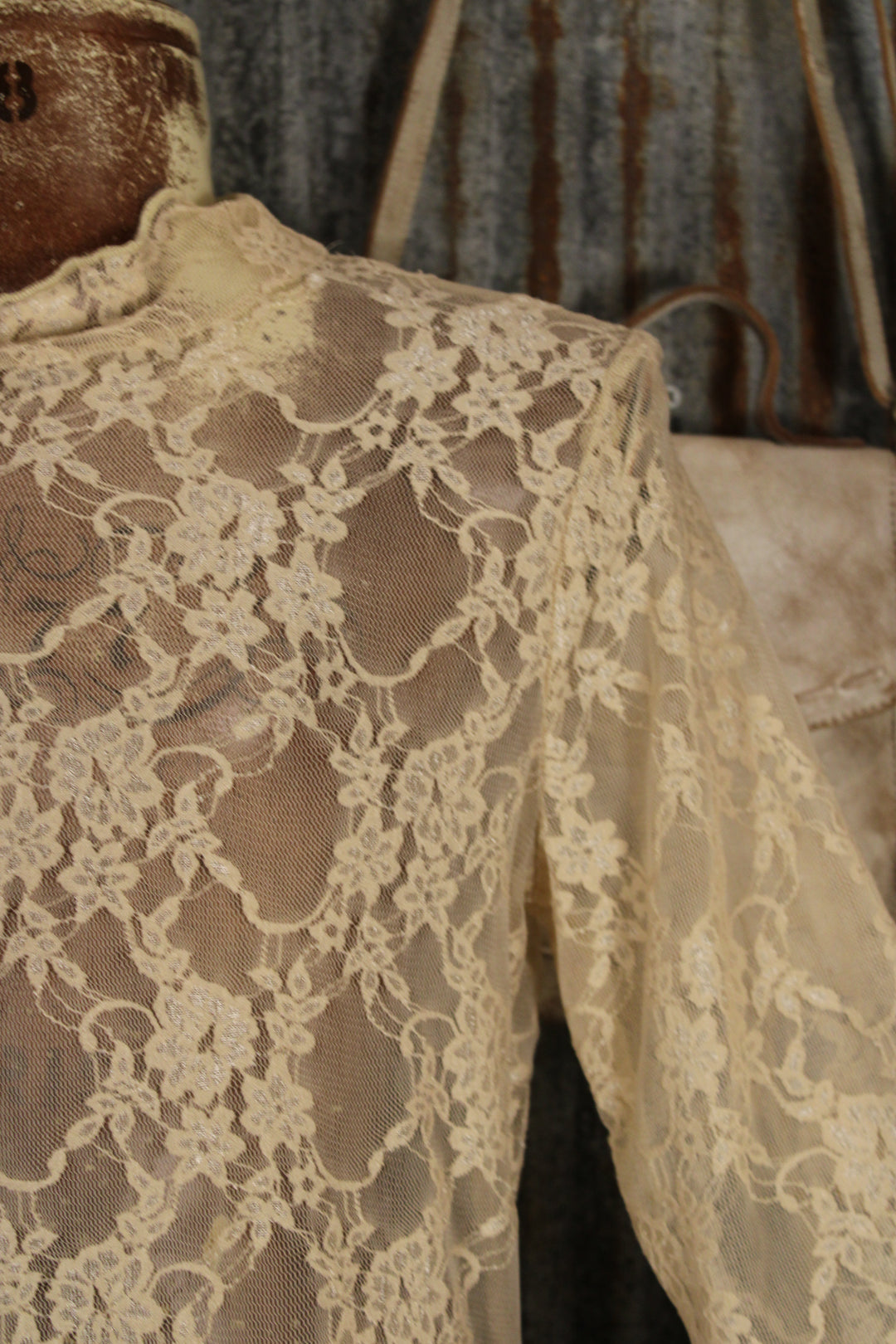 Desert Whisper Mesh Blouse