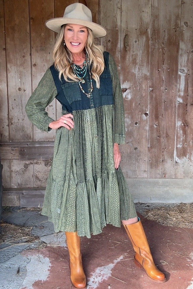 Fernwood Denim Dress