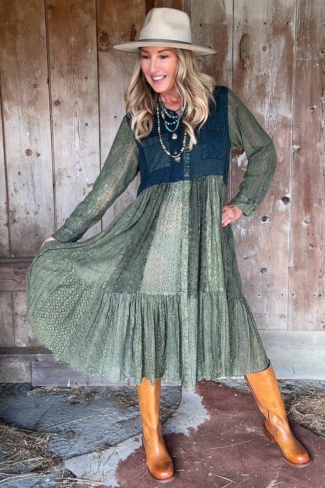 Fernwood Denim Dress