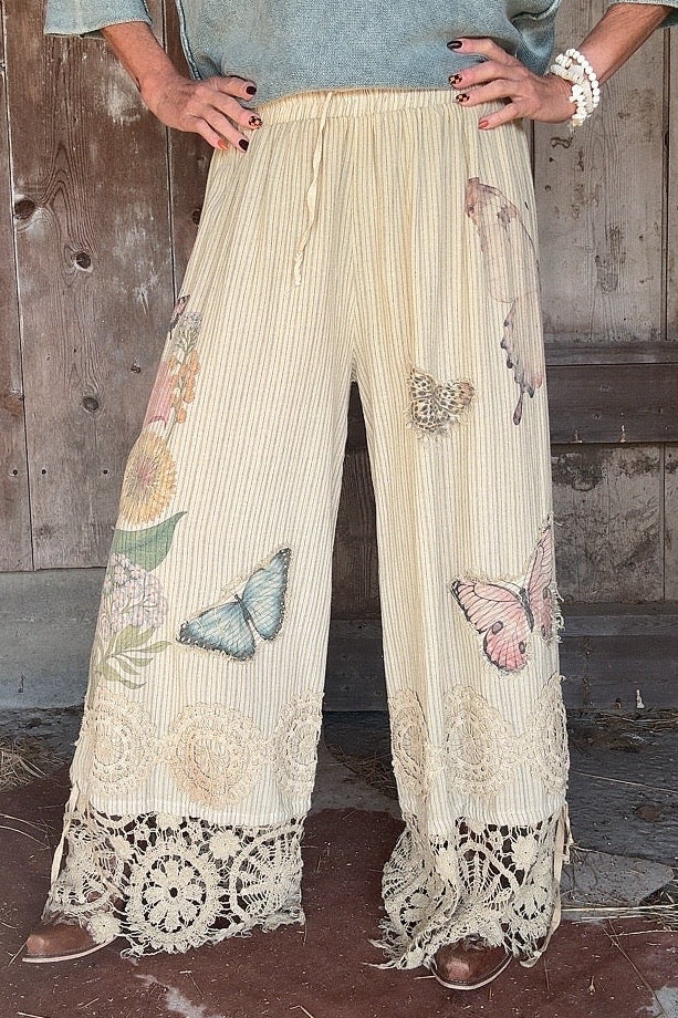 Garden Dance Cotton Pants