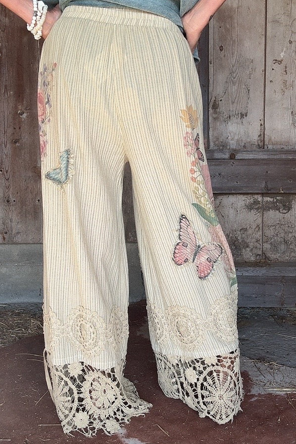 Garden Dance Cotton Pants