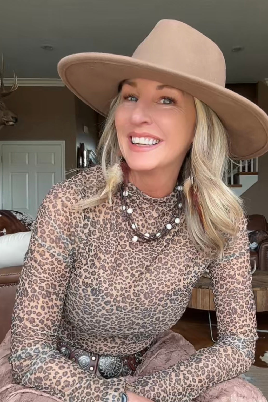 Soft Wild Side Mesh Top