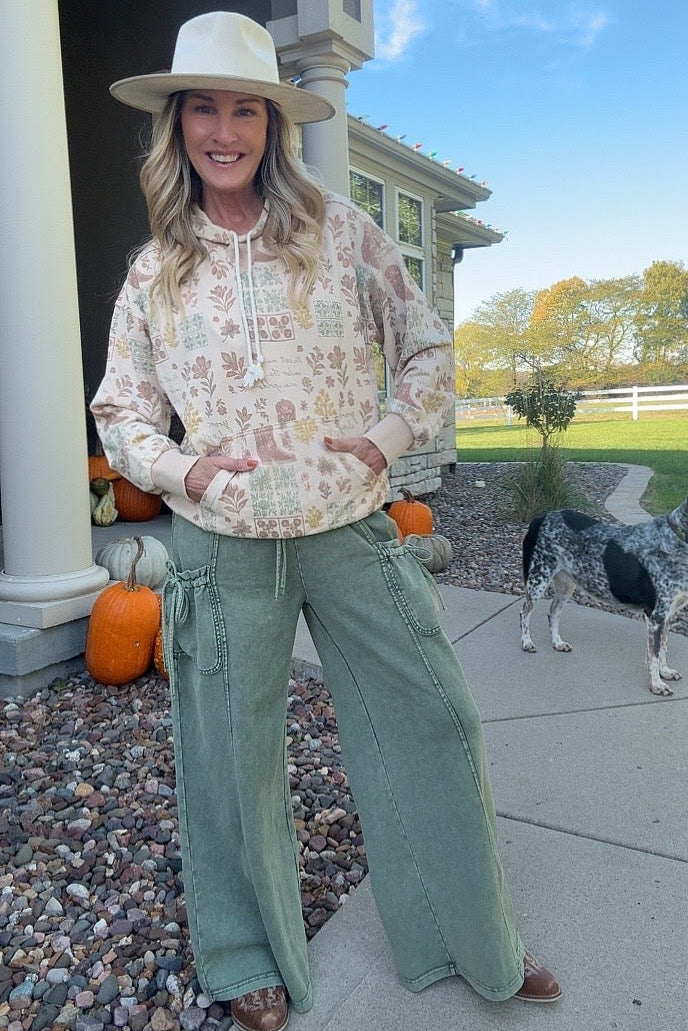 Olive Dusk Lounge Pants