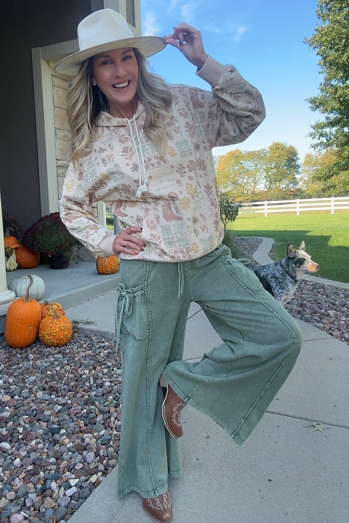 Olive Dusk Lounge Pants