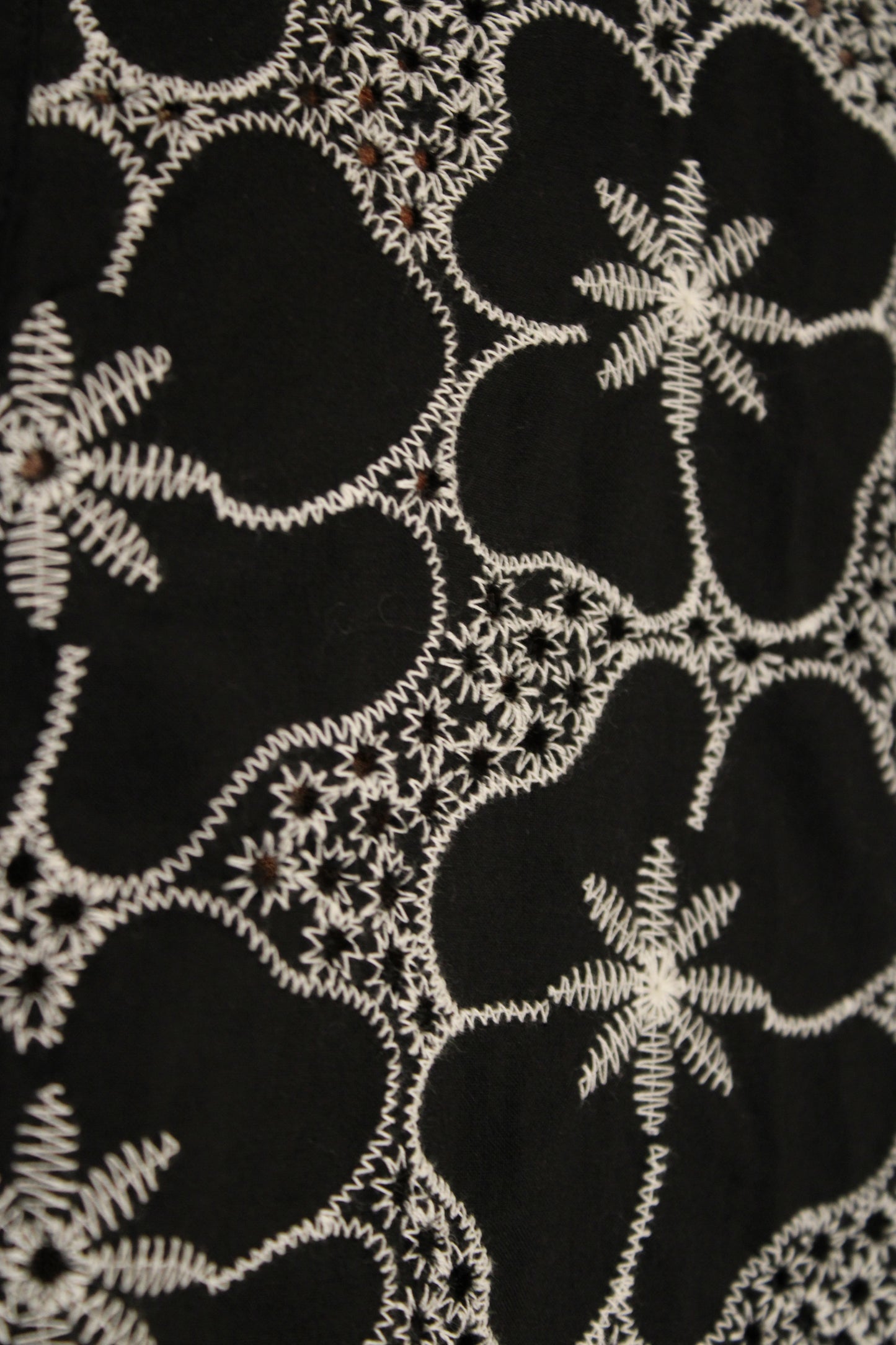 Midnight Meadow Embroidered Top
