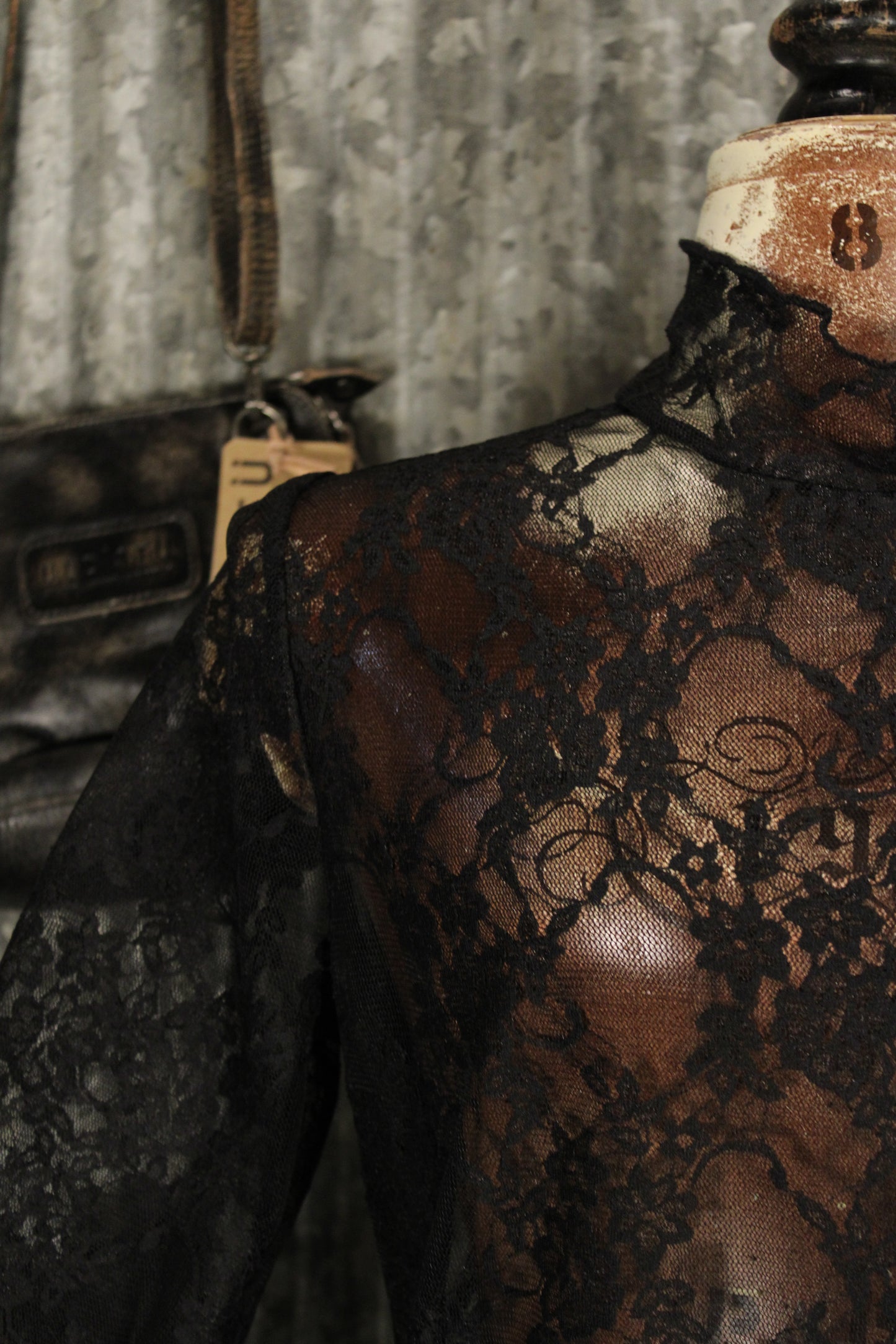 Desert Whisper Midnight Mesh Blouse